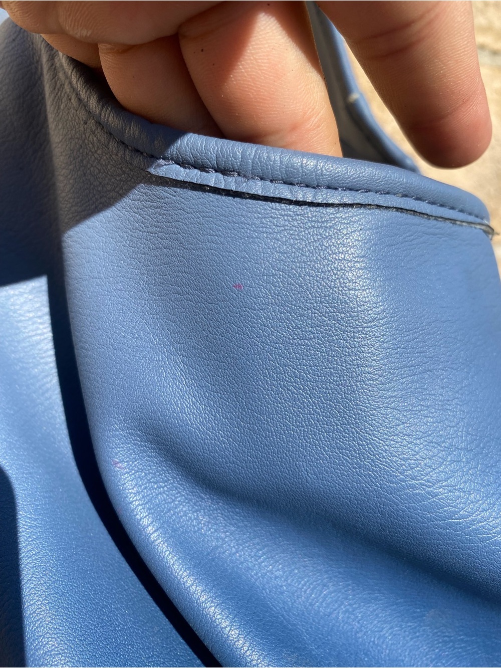 Simply Vera Vera Wang Sidekick Hobo Bag Slate Blue Slouchy Shoulder Purse - Picture 12 of 17
